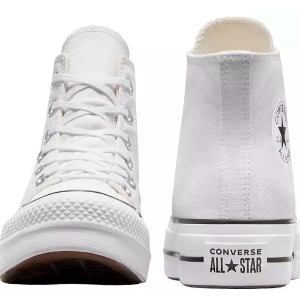Converse All Star White Canvas High-Tops
